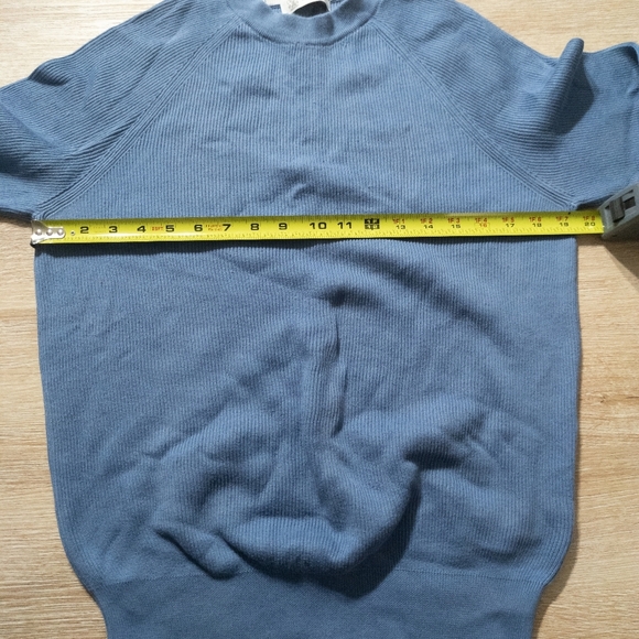 SALE! Brunello Cucinelli Light Blue English Ribbed Crewneck - Picture 9 of 11
